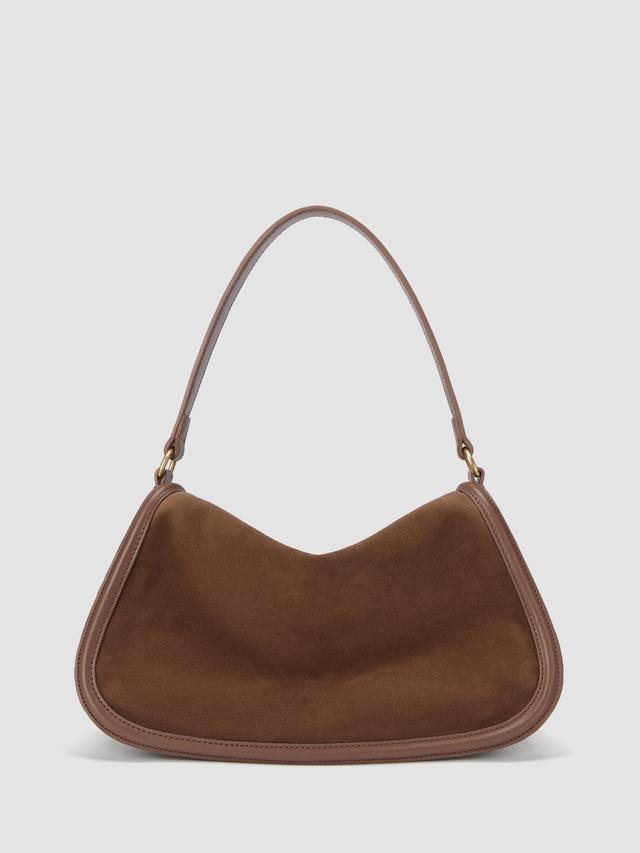 SUEDE FLAP CROSSBODY BAG Product Image