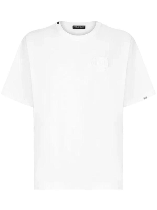 Embroidered Logo T-shirt In White Product Image