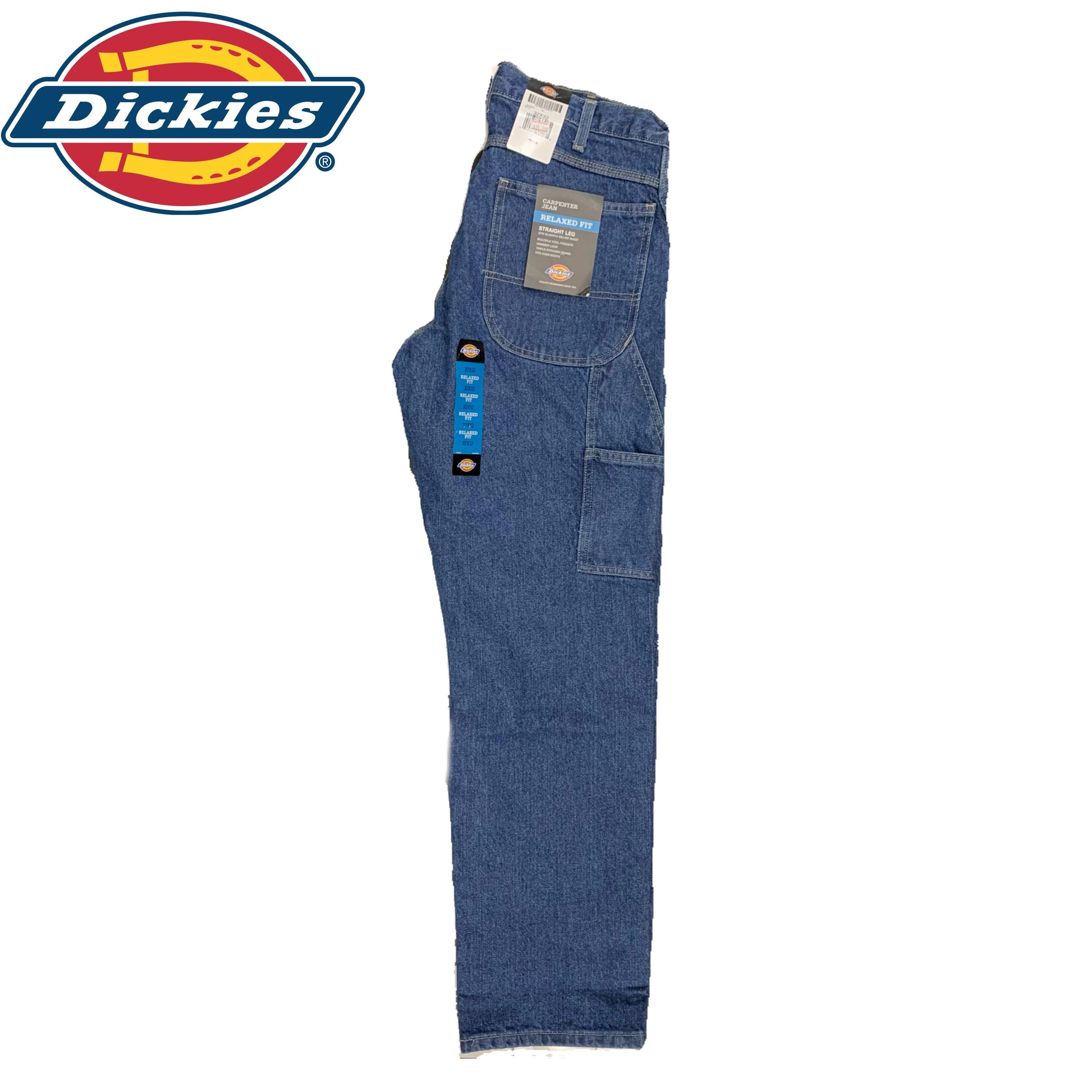 Dickies Relaxed Fit Carpenter Jeans - Stonewashed Male Product Image