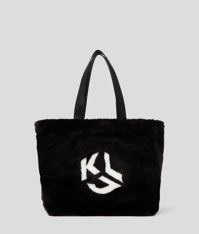 KLJ FAUX-FUR TOTE BAG Product Image