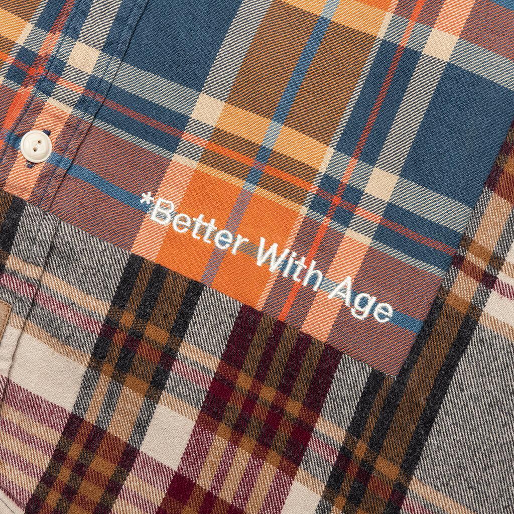 Re-Tartan Flannel Shirt - Multi Male Product Image