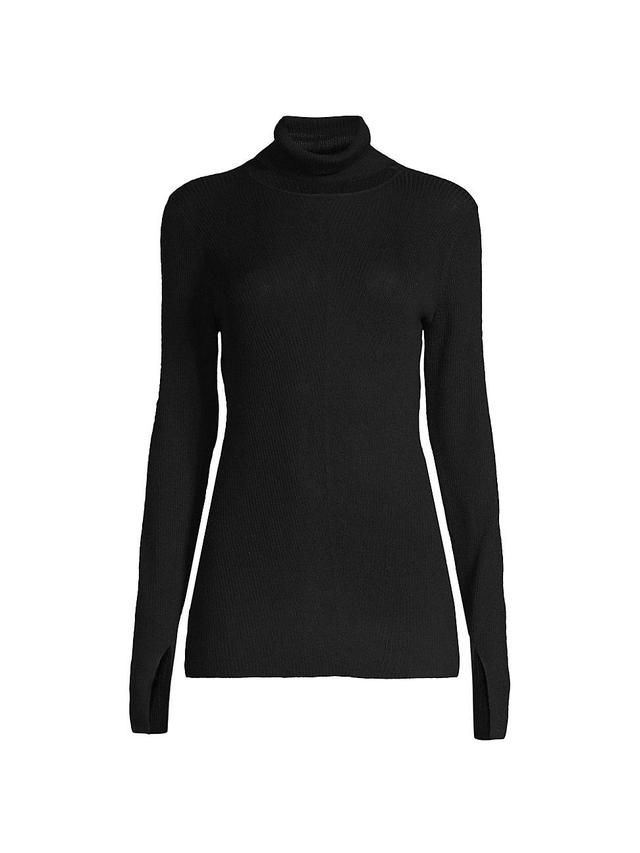 Womens Turtleneck Cut Out Sweater Product Image