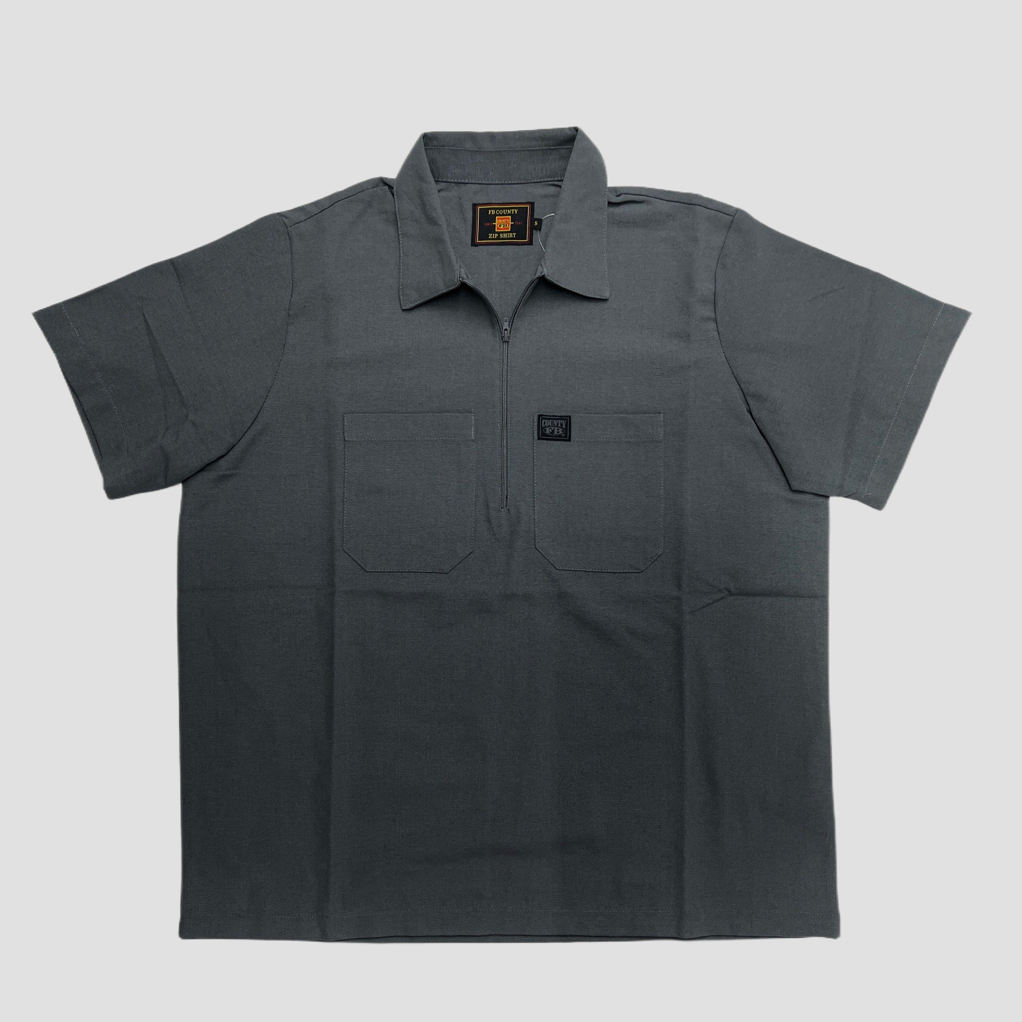 FB County Short Sleeve Zip Shirt Male Product Image