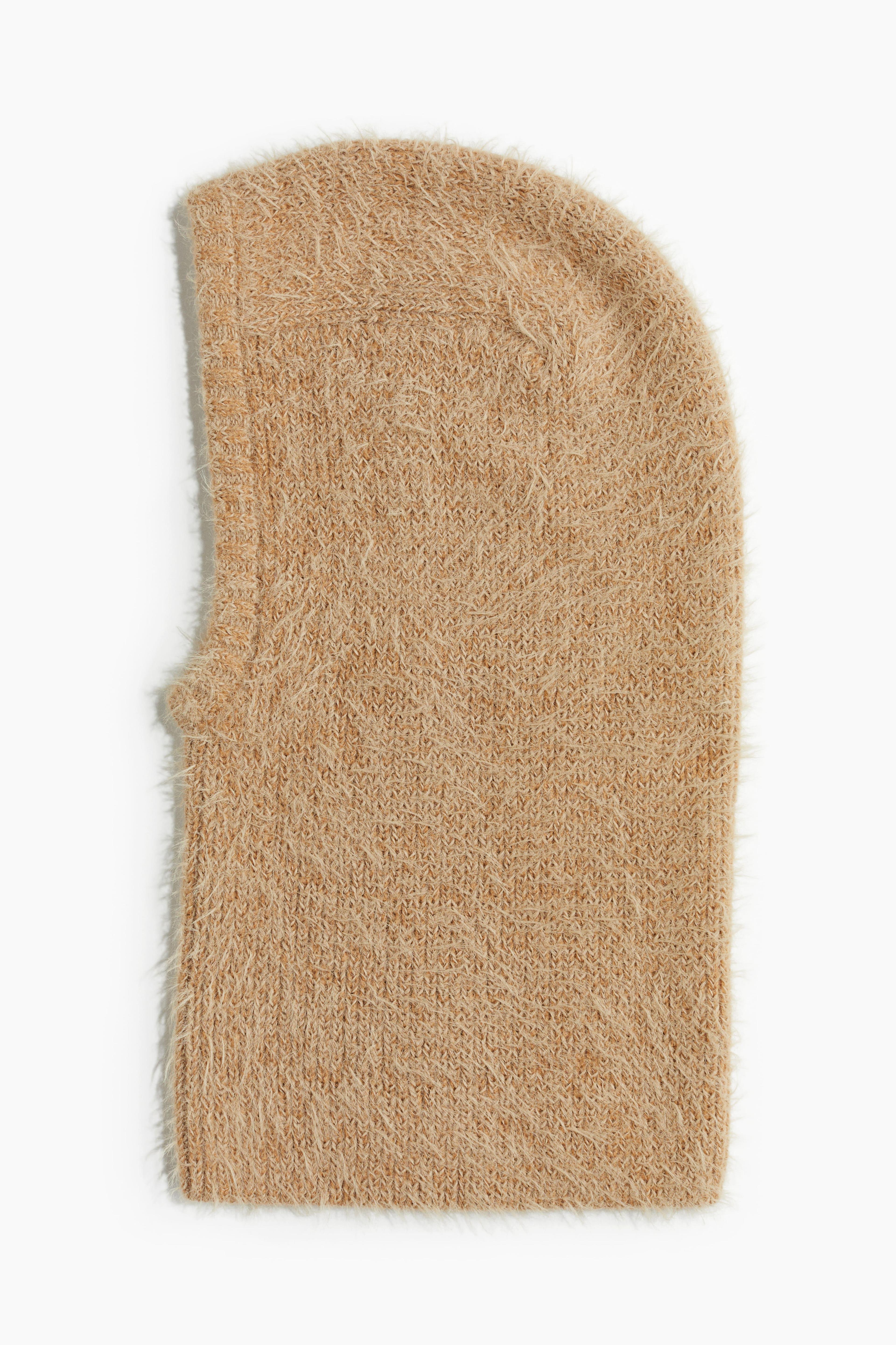 Fluffy-Knit Balaclava Product Image