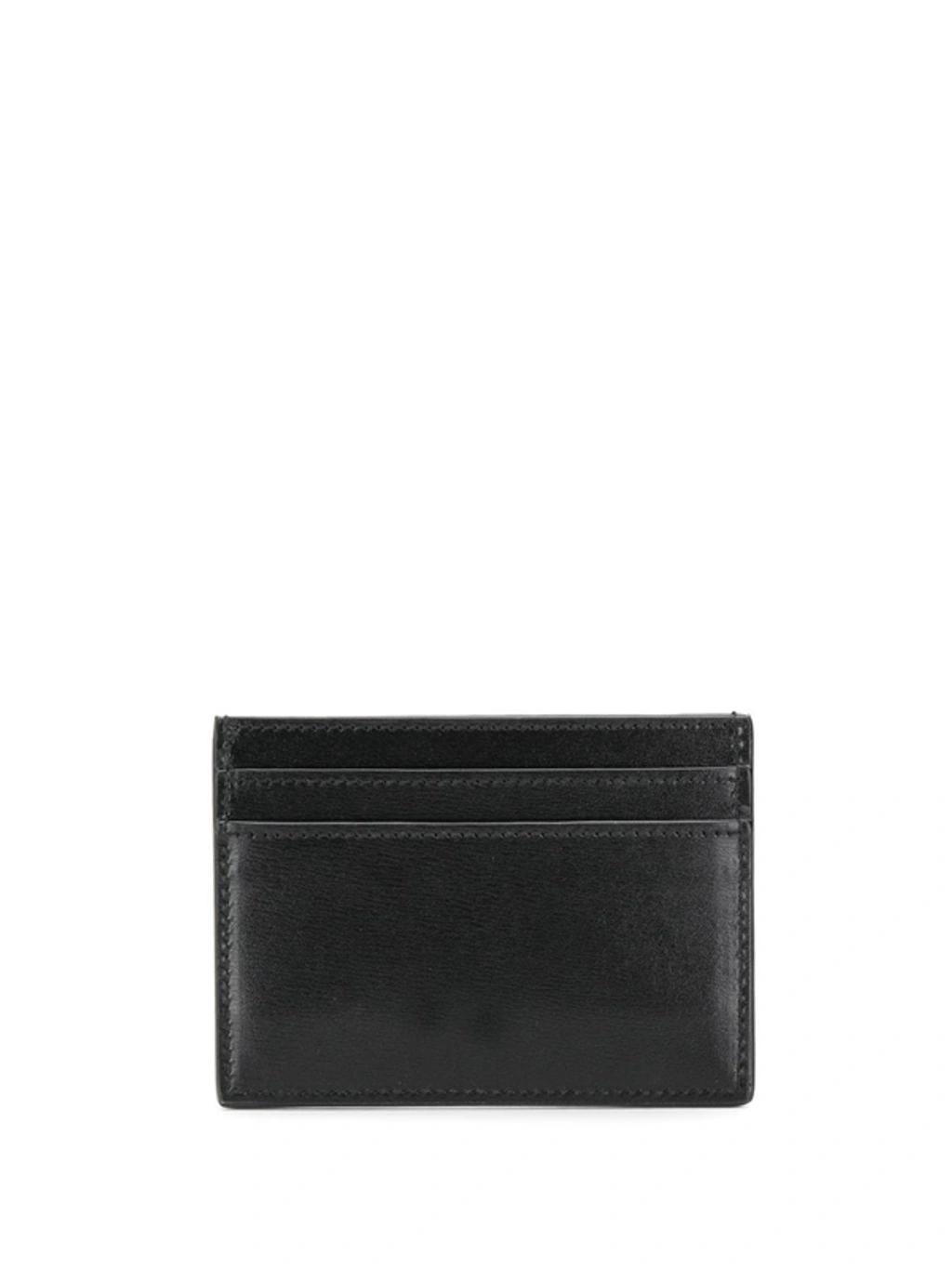 Monogram Card Holder In Black Product Image