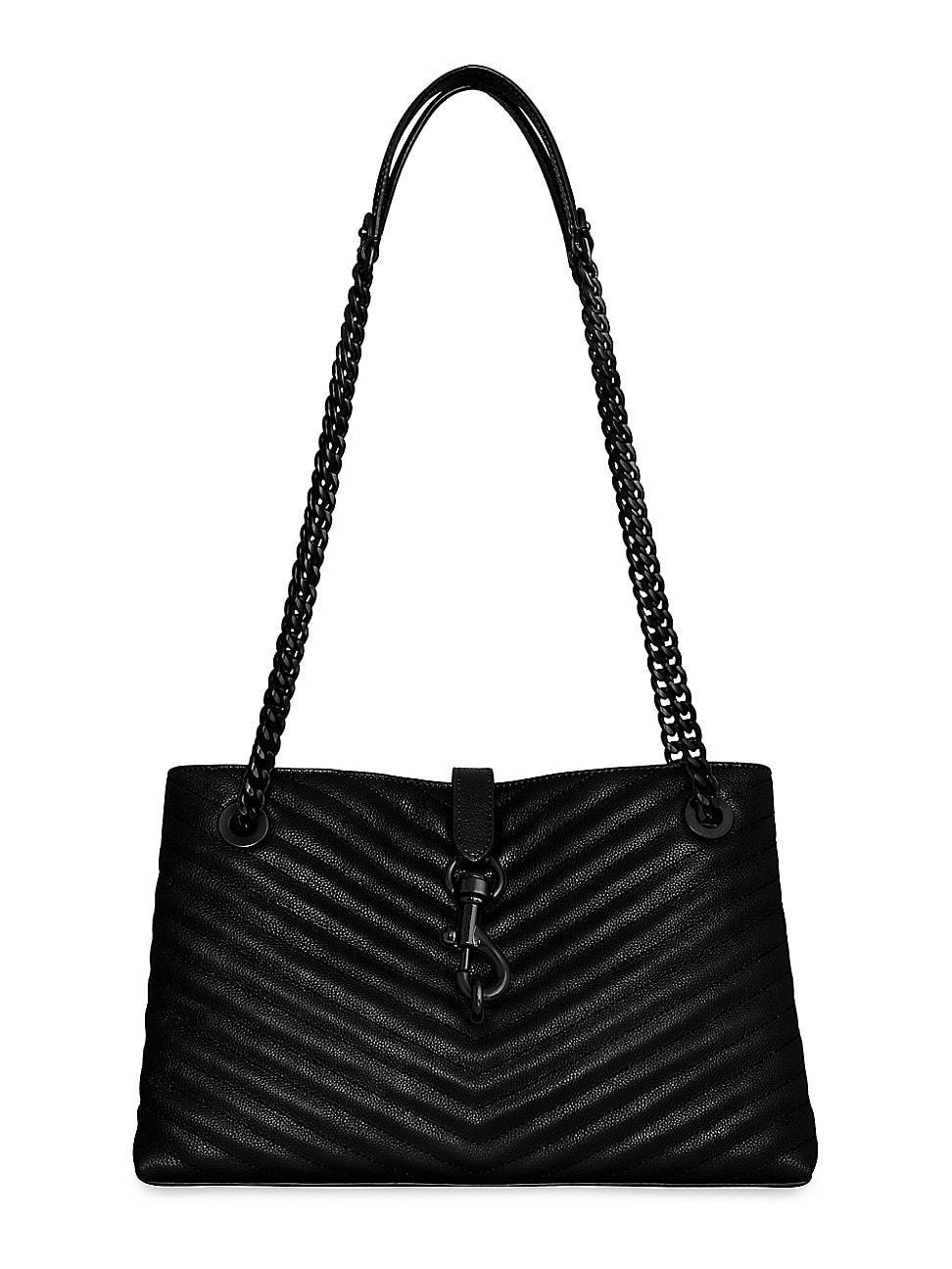 Womens Medium Edie Leather Tote Bag Product Image