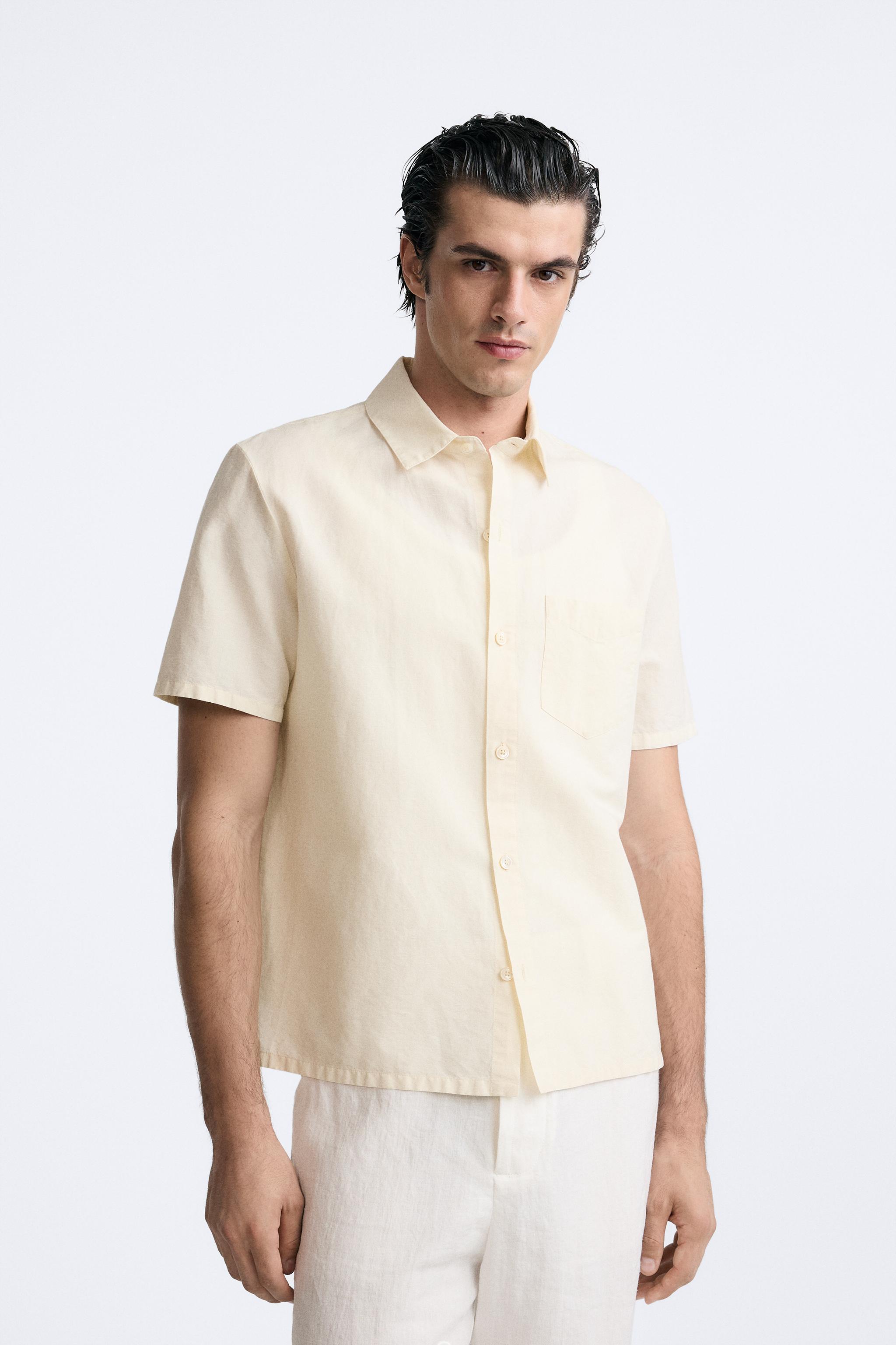 COTTON - LINEN BLEND SHIRT Product Image