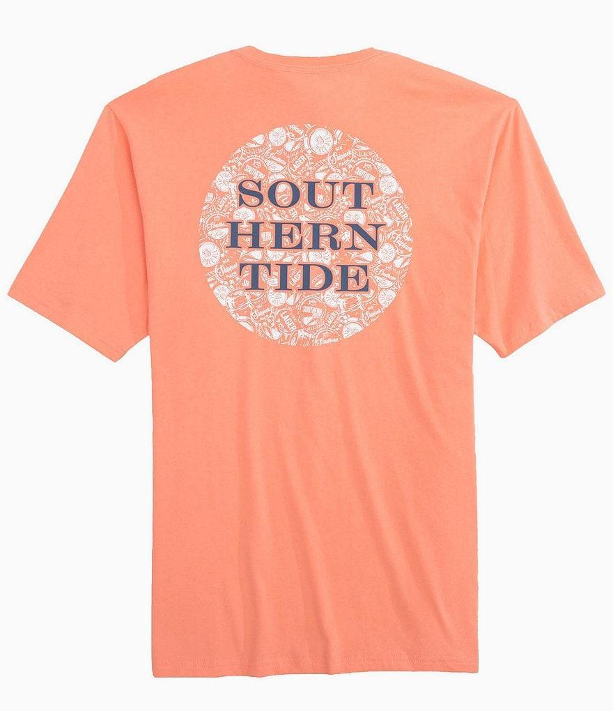 Southern Tide Caps Off Badge Short Sleeve T-Shirt Product Image