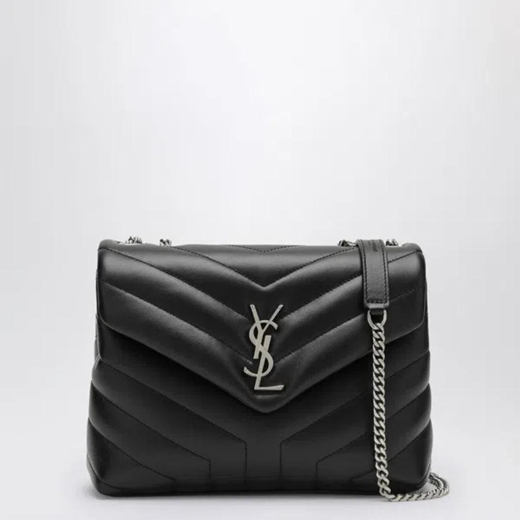 Black/silver Small Ysl Loulou Bag Women Product Image