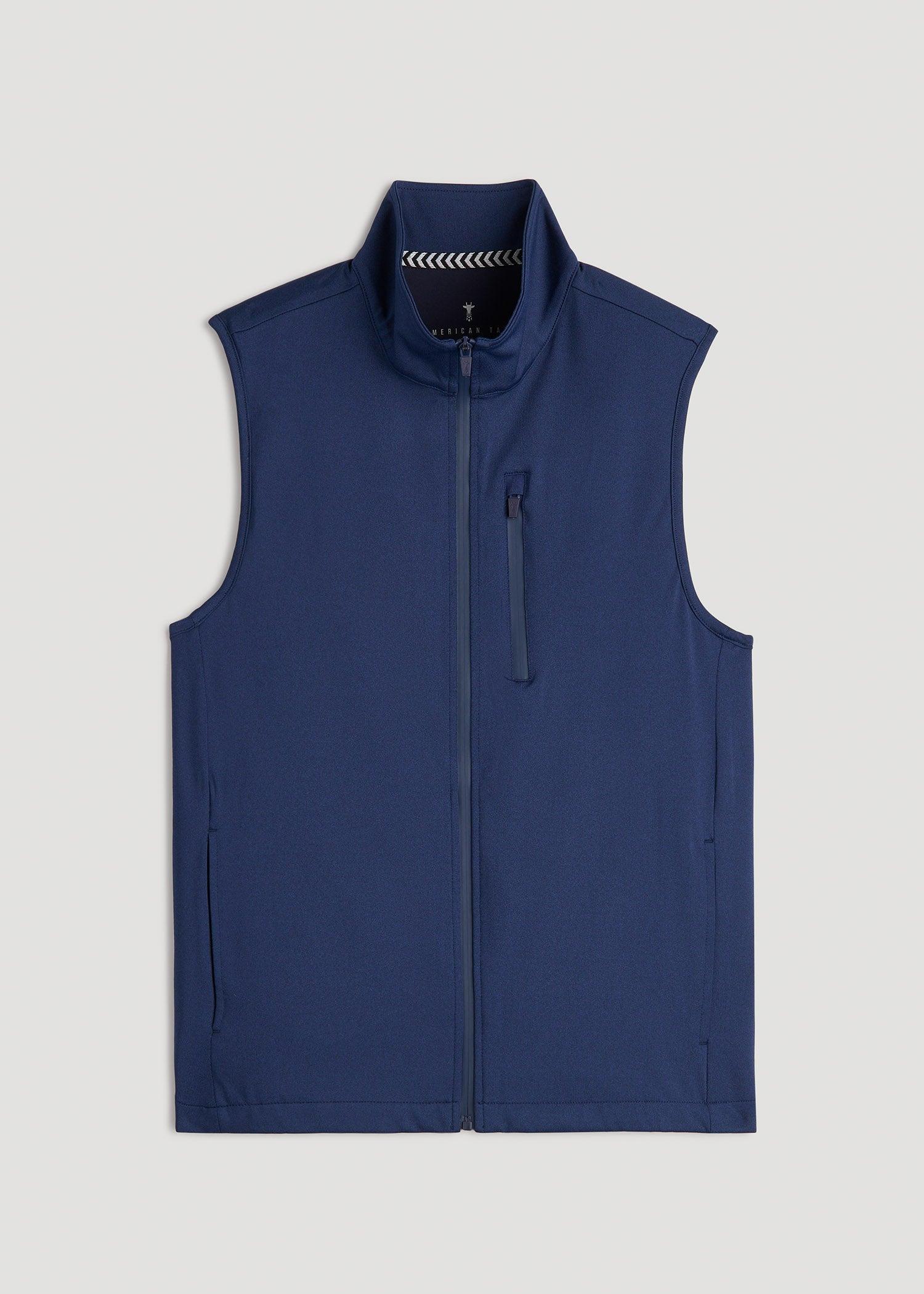 Performance Vest for Tall Men in Blue Mix Male Product Image