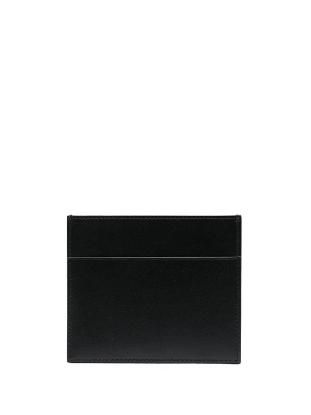 JIL SANDER Leather Card Holder In Black Product Image