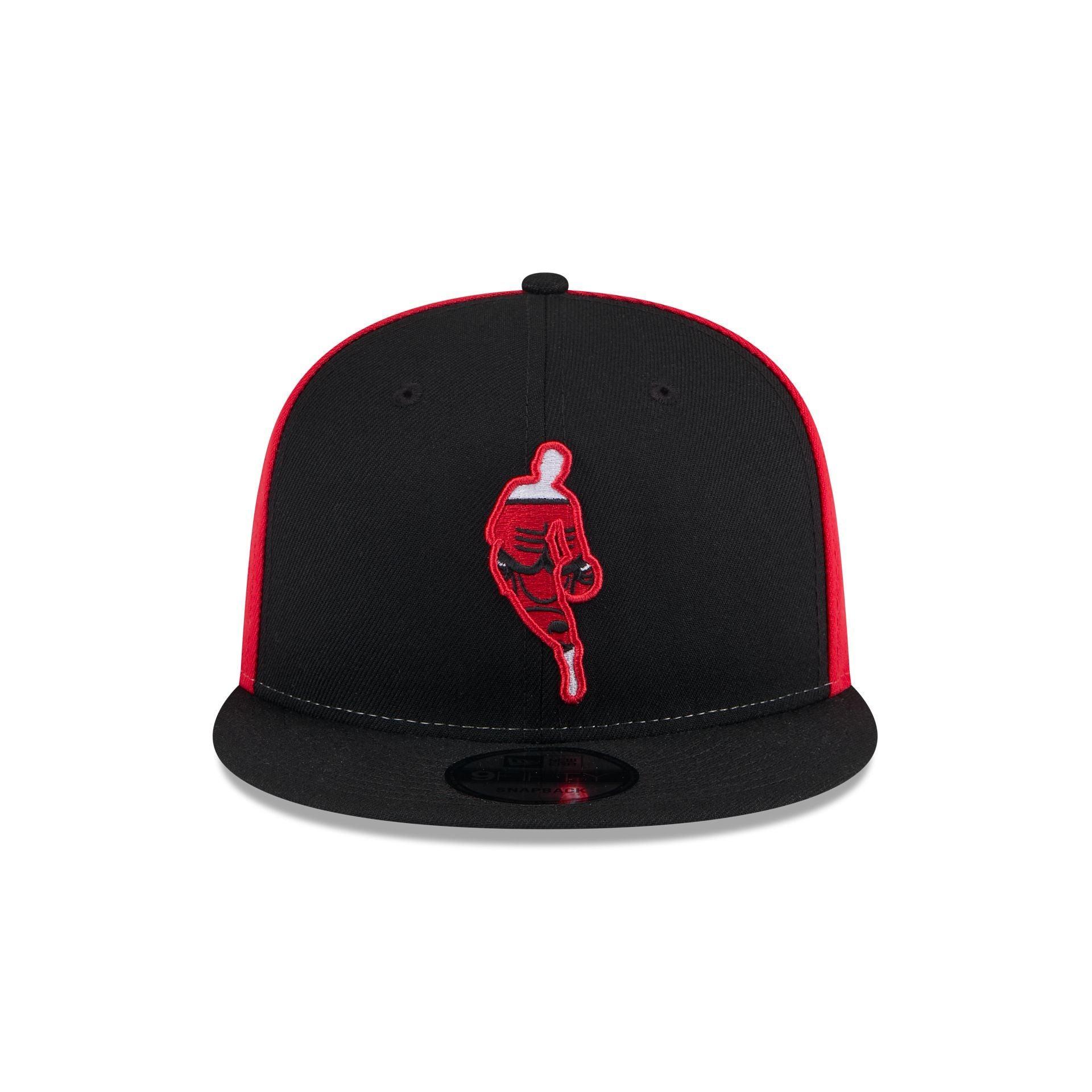 Chicago Bulls Front Logoman 9FIFTY Snapback Hat Male Product Image