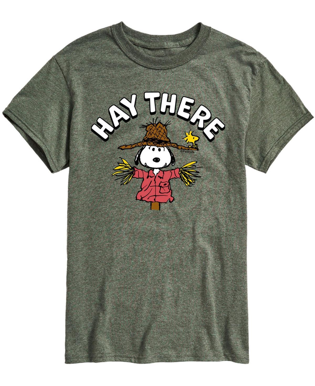 Airwaves Mens Peanuts Hay There T-shirt Product Image