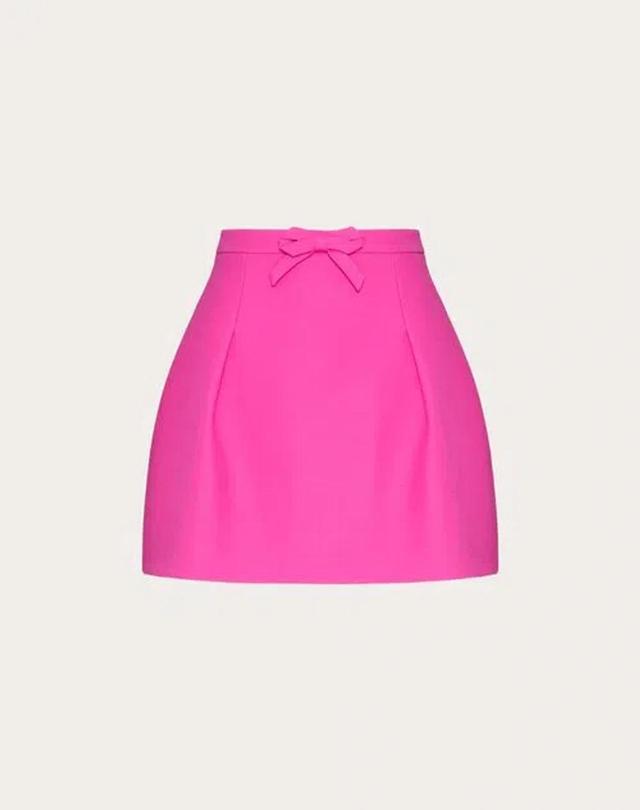 VALENTINO Crepe Couture Skirt Woman Pink Pp 46 Product Image