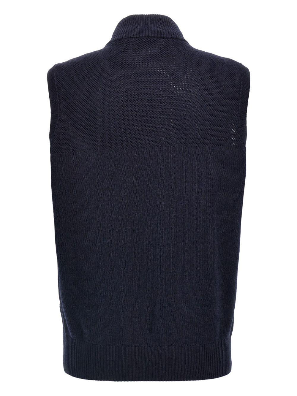 CANADA GOOSE Hybridge Knit Vest In Blue Product Image