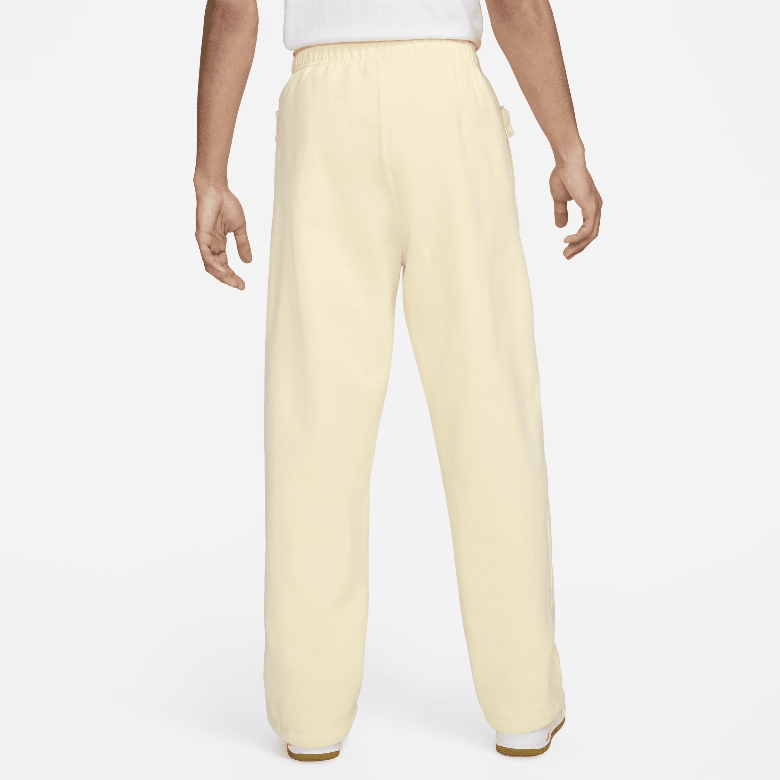 Nike Men's Solo Swoosh Open-Hem Fleece Pants Product Image