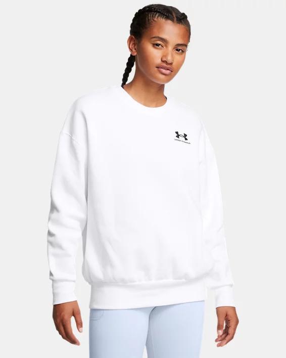 Womens UA Icon Fleece Oversized Crew Product Image