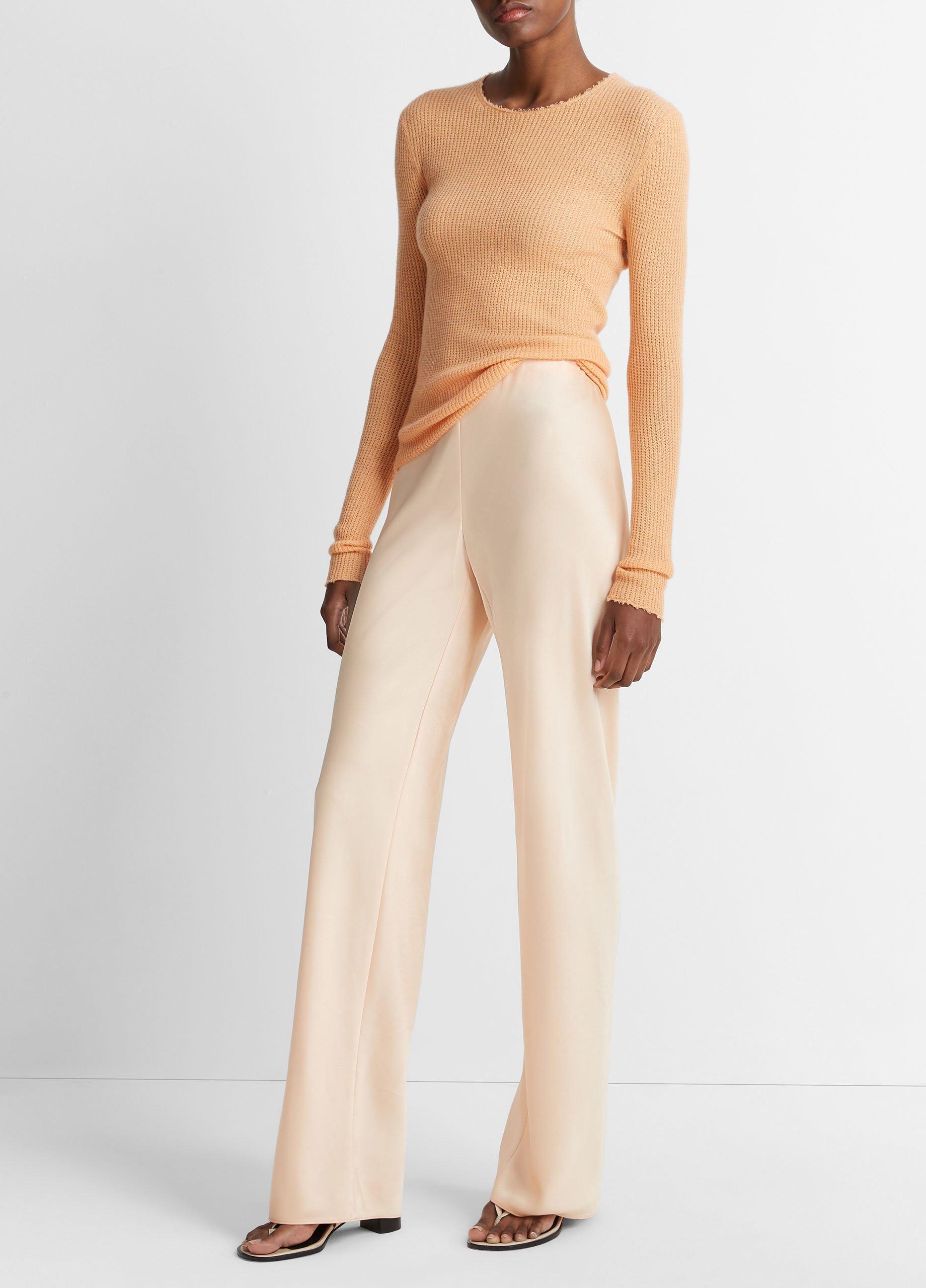 Satin High-Waist Bias Pant Product Image