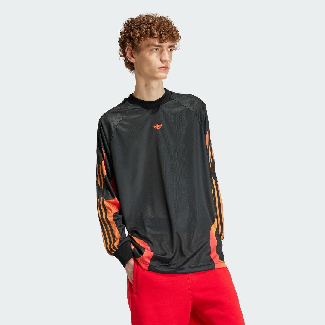 adidas Flames Bike Shirt Black M Mens Product Image