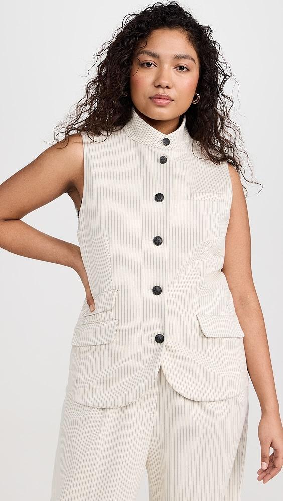 rag & bone Ponte Slade Vest | Shopbop Product Image