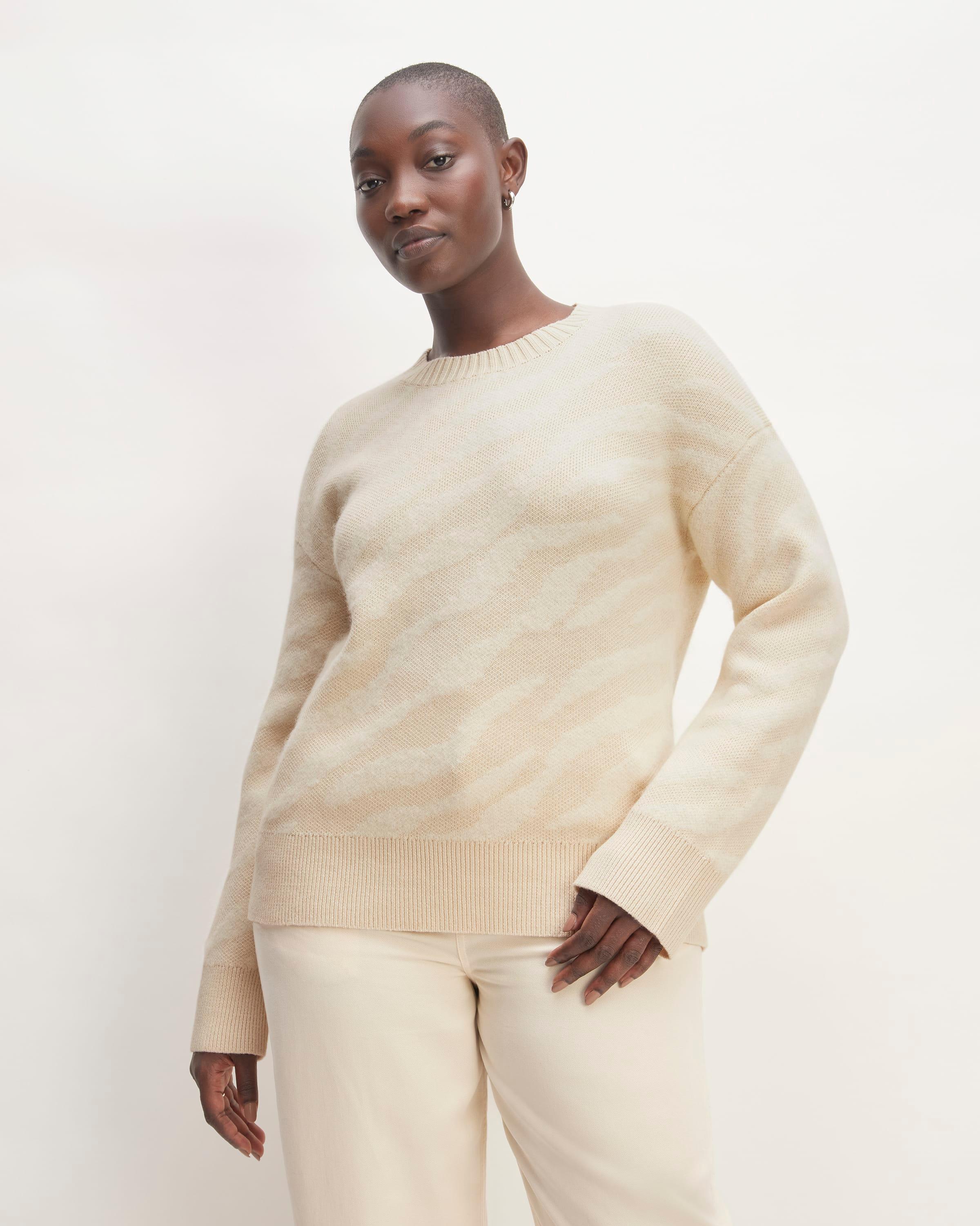 Alpaca Tiger Jacquard Crewneck by Everlane product image