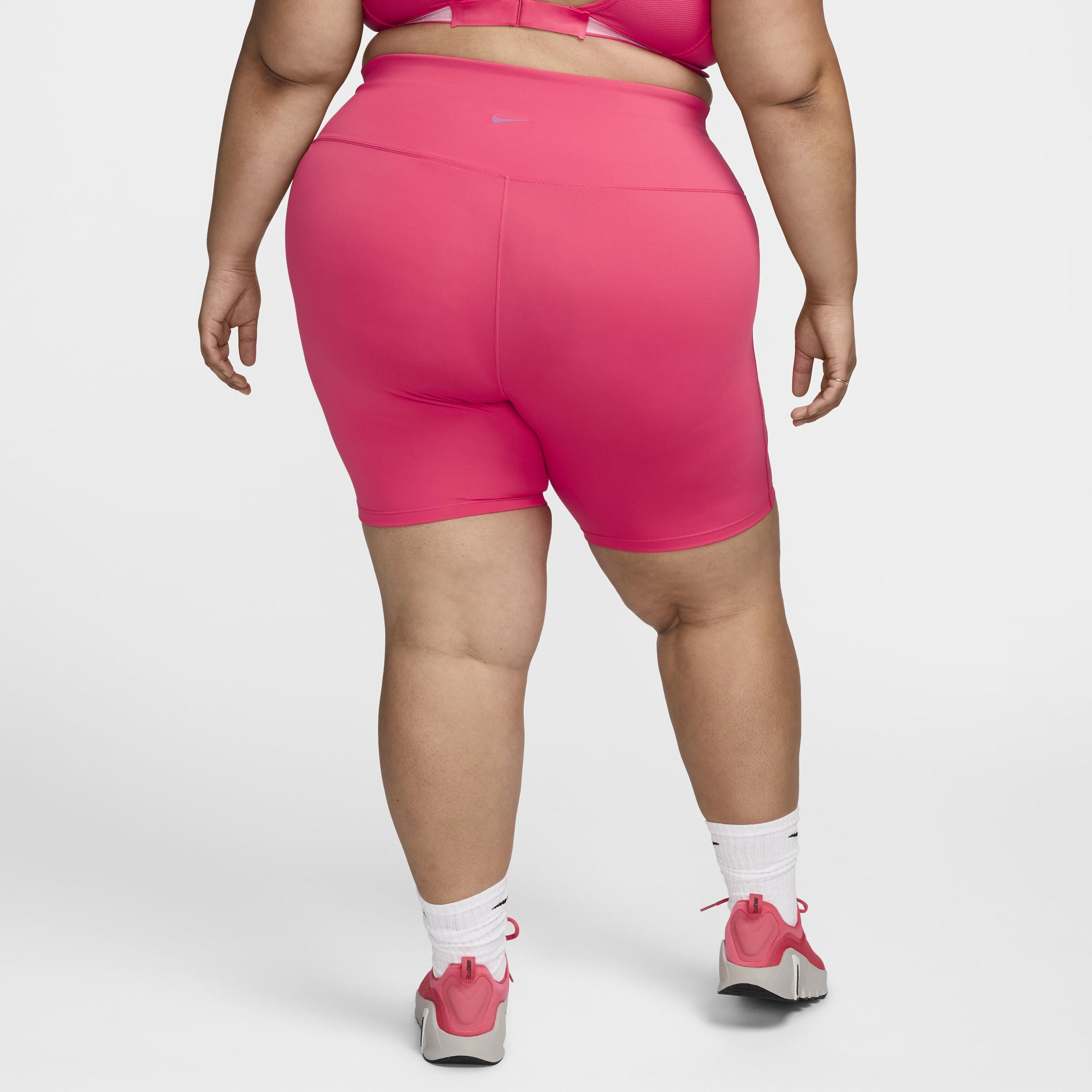 Nike Women's One High-Waisted 8" Biker Shorts with Pockets (Plus Size) Product Image