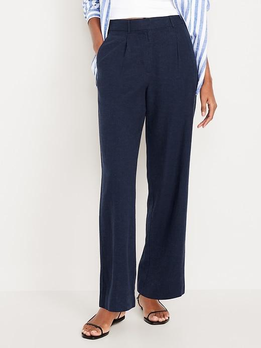 Extra High-Waisted Wide-Leg Taylor Pants Product Image