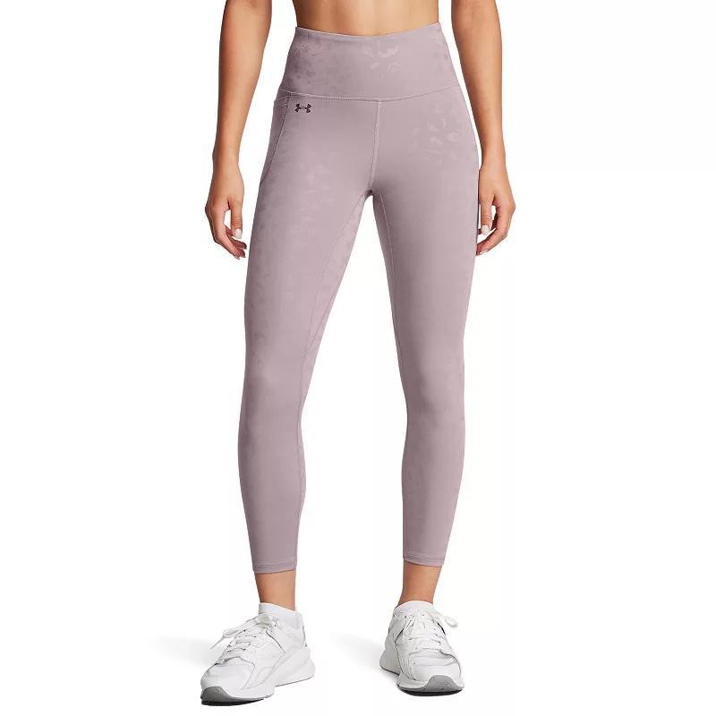 Womens UA Motion Gloss Printed Ankle Leggings Product Image