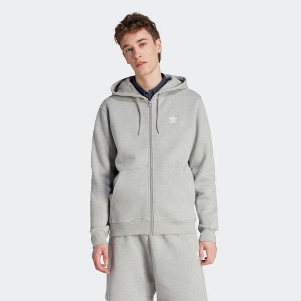 Trefoil Essentials Full-Zip Hoodie Product Image