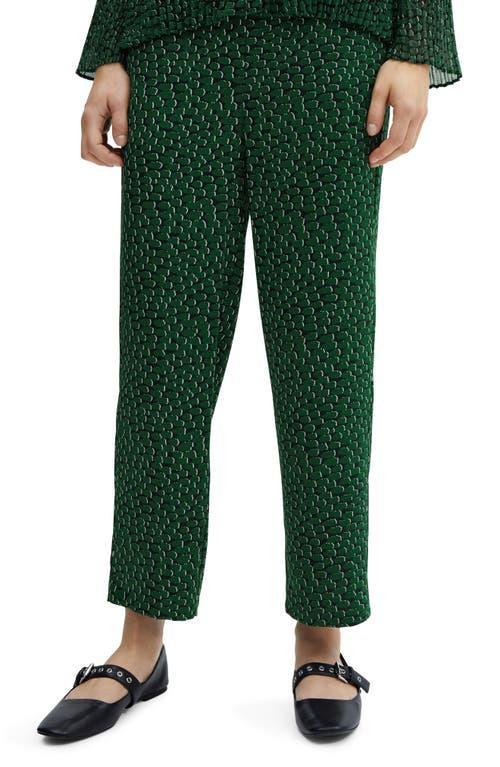 MANGO - Flowy printed pants greenWomen Product Image