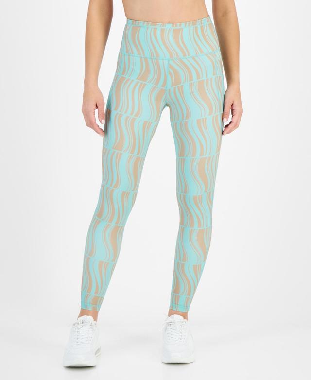 Women's Compression Geo-Print 7/8 Leggings, Created for Macy's Product Image