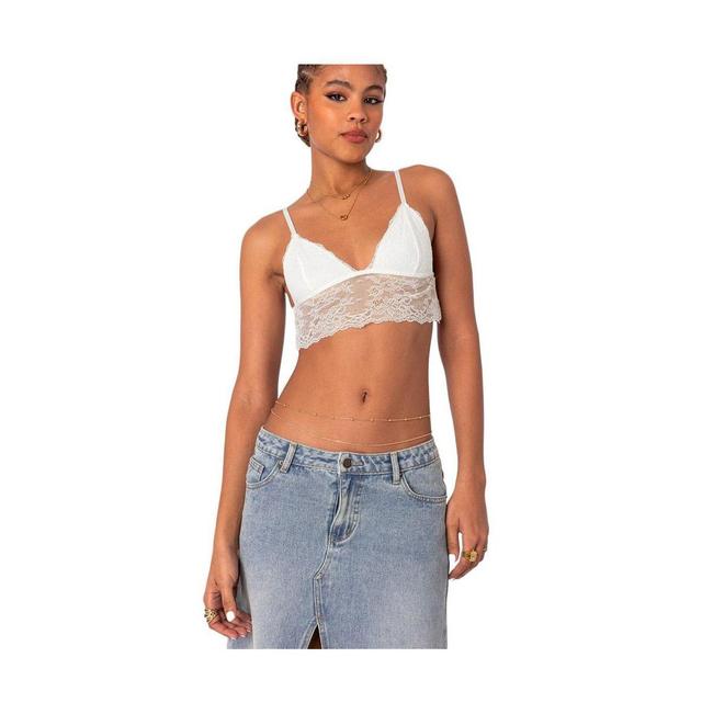 Edikted Womens Greta Lace Bra Top Product Image