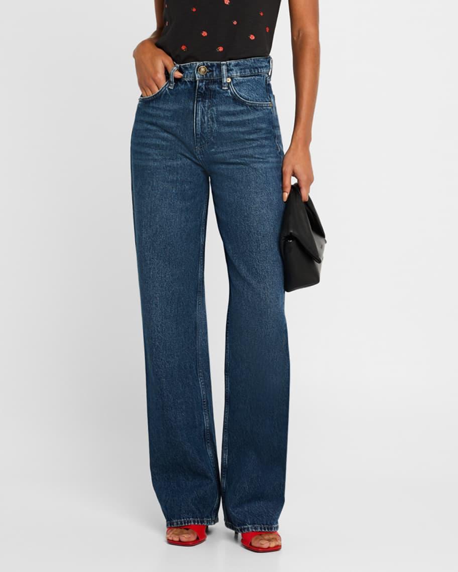 Shea High-Rise Relaxed Straight Jeans Product Image