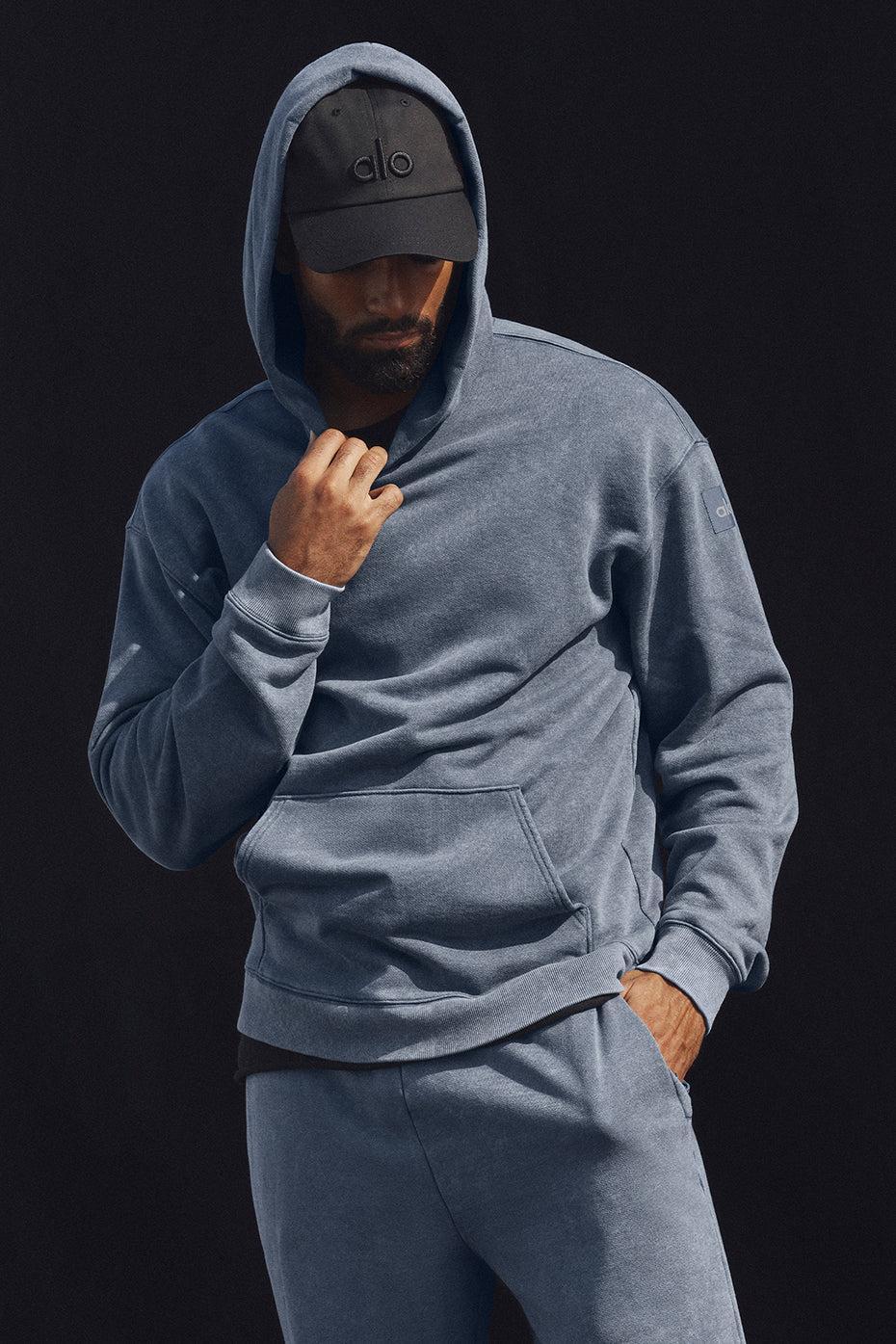 Chill Vintage Wash Hoodie - Bluestone Wash Male Product Image