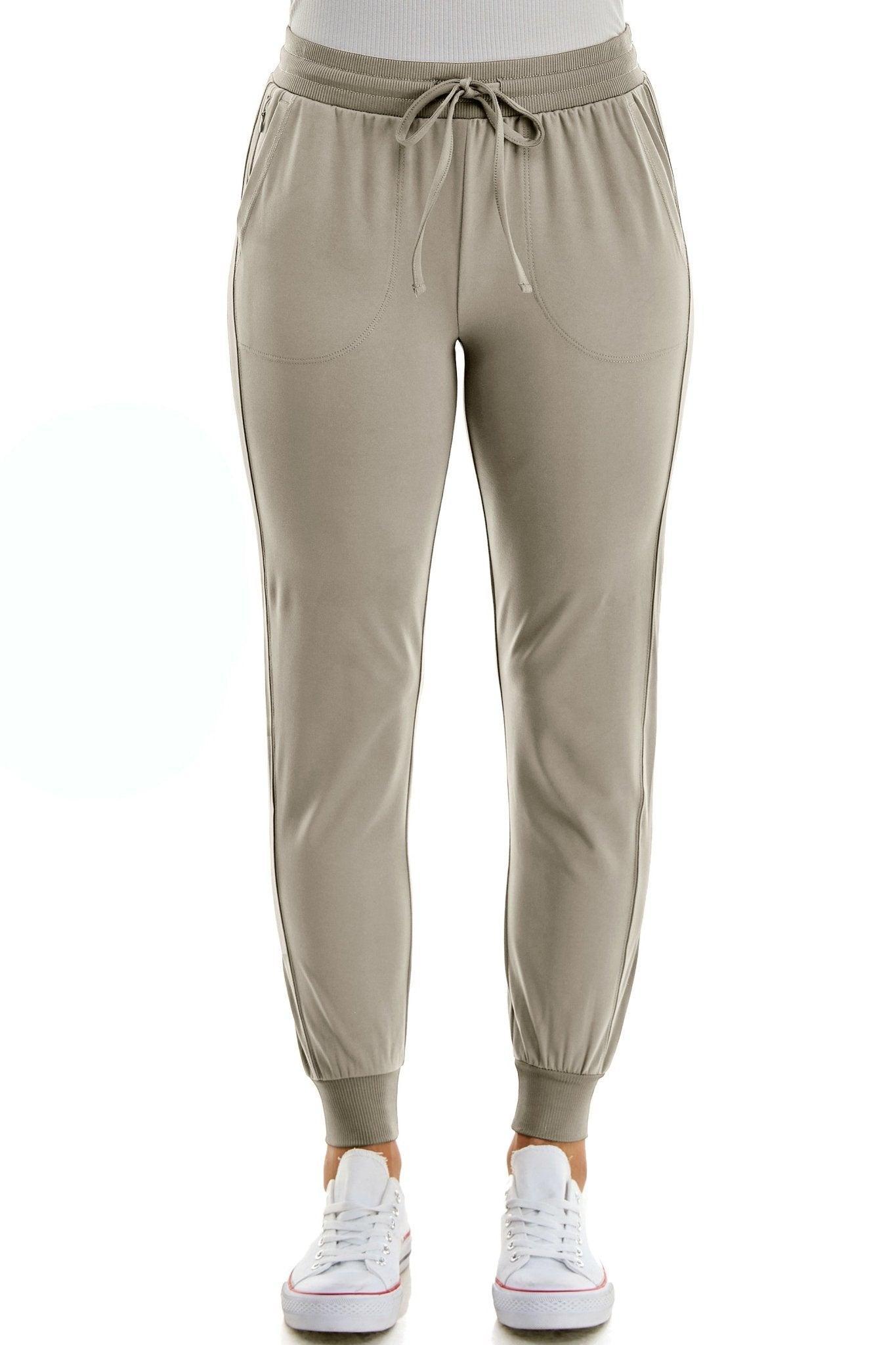 Pull-On Jogger Pant with Tie Front and Side Pockets product image