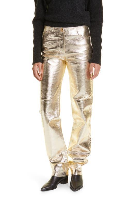 Proenza Schouler Metallic Leather Pants Product Image
