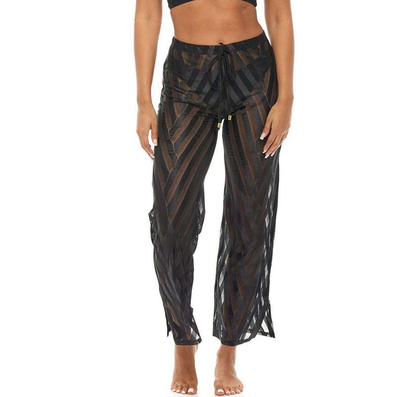 Womens Jordan Taylor Sheer Swim Cover-Up Pants Product Image