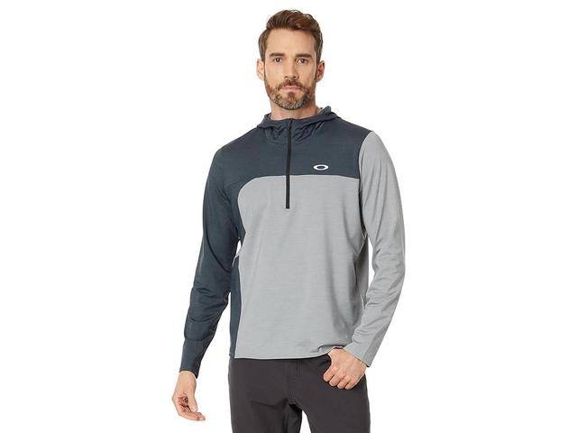 Oakley Gravity Range Pullover Hoodie (Steel Grey Heather) Men's Clothing Product Image