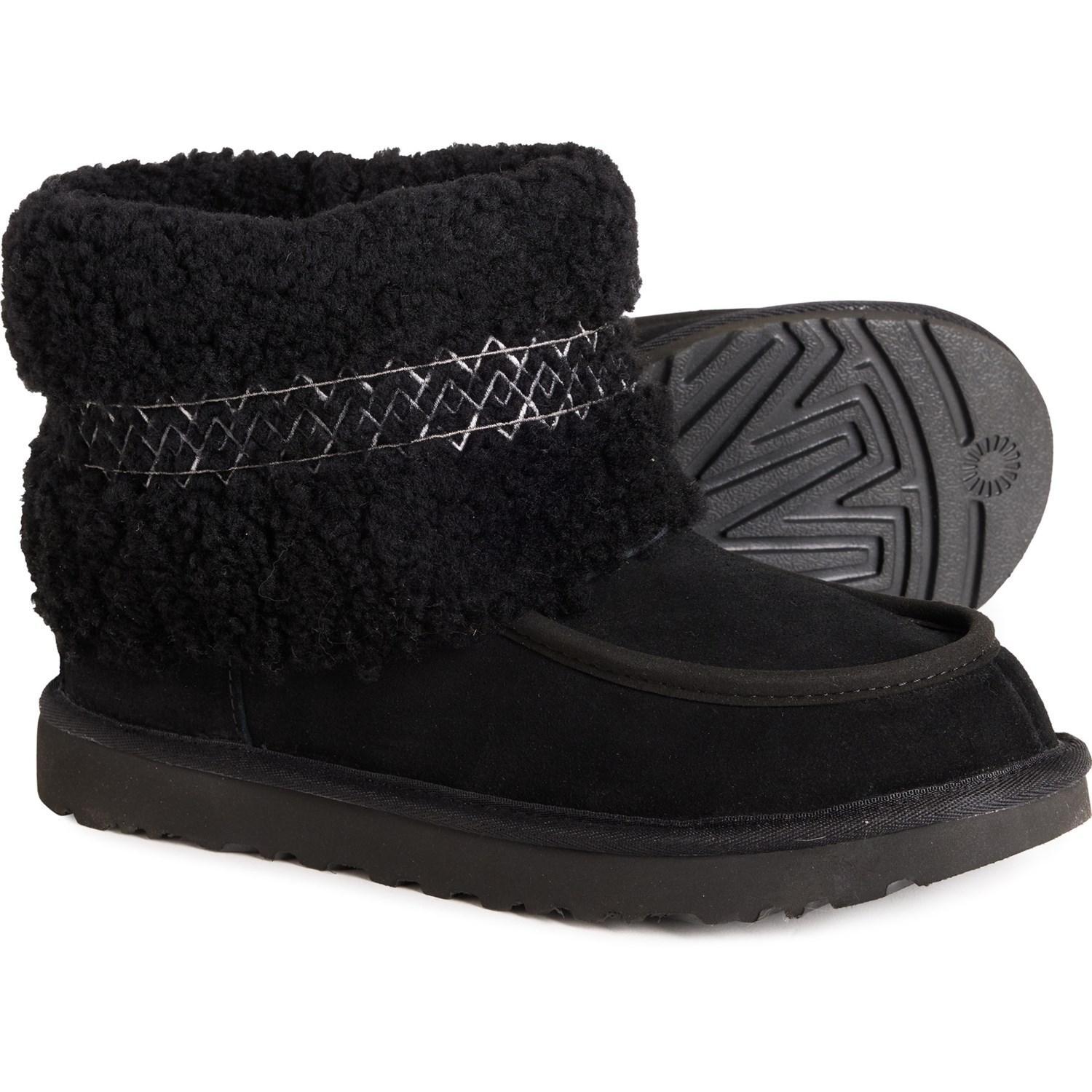 UGG® Australia Mini UGGBraid Boots - Suede (For Women) Product Image