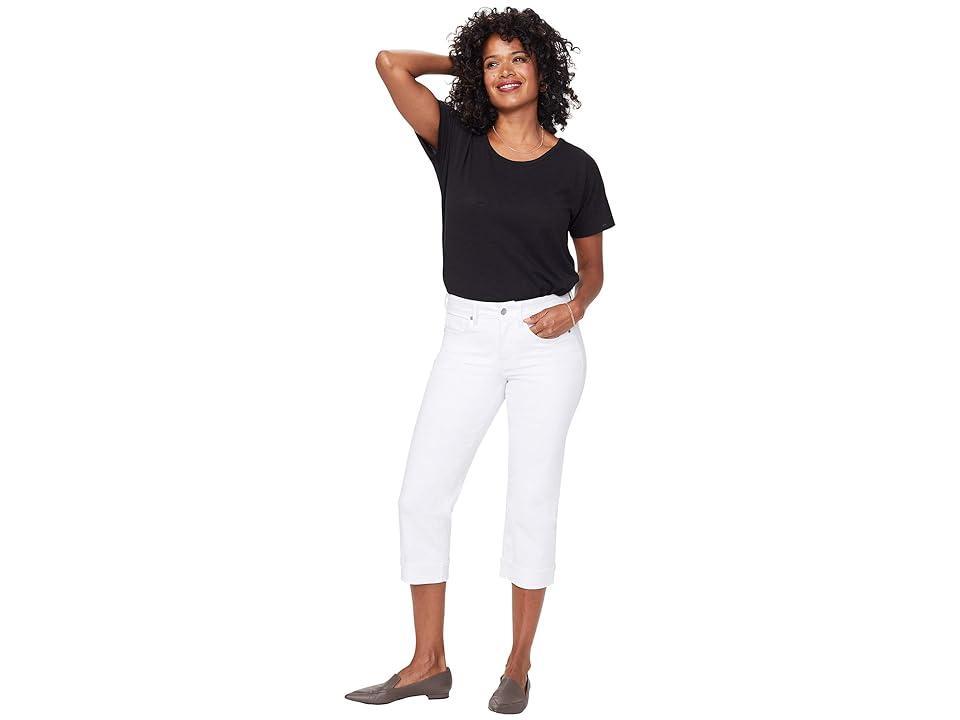 NYDJ Marilyn Crop Cuff Jeans in Optic (Optic ) Women's Jeans Product Image