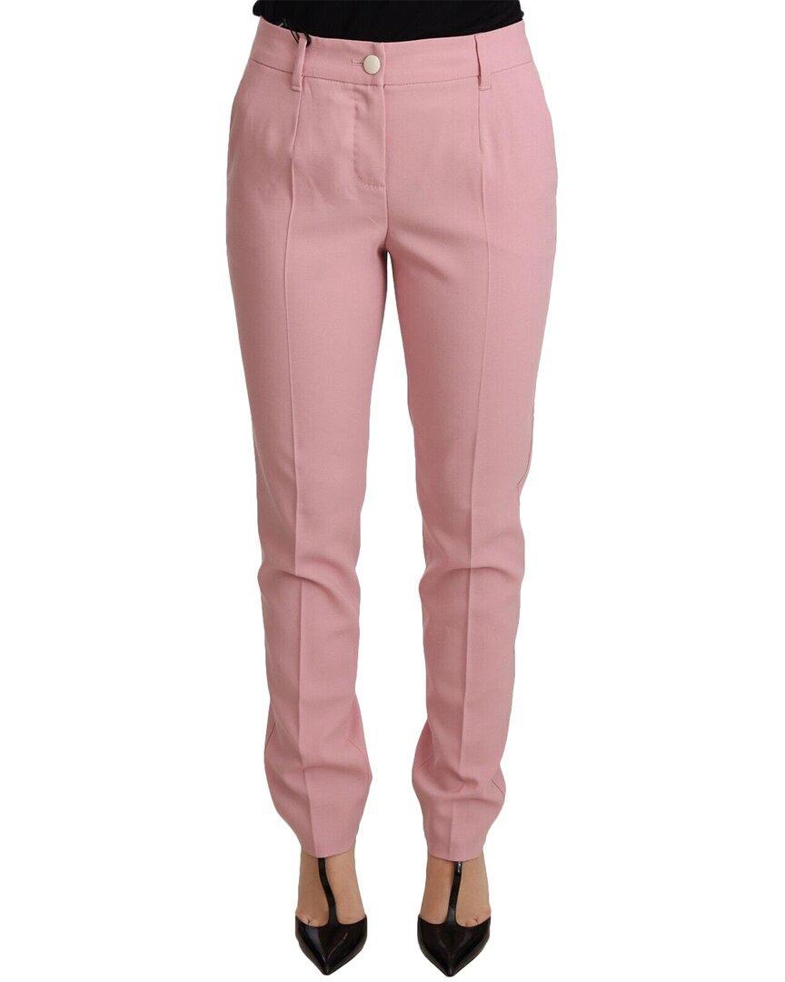 Pink Women Trouser Virgin Wool Str product image