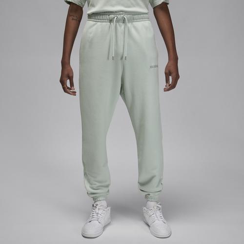 Jordan Mens Jordan Wordmark Fleece Pants - Mens Light Silver Product Image