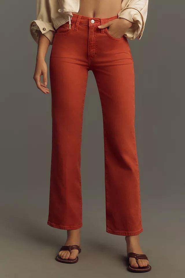 Joe's Jeans Callie Mid-Rise Crop Bootcut Jeans Product Image