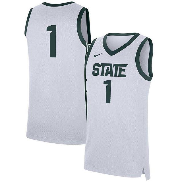 Mens Nike #1 Michigan State Spartans Replica Jersey Product Image