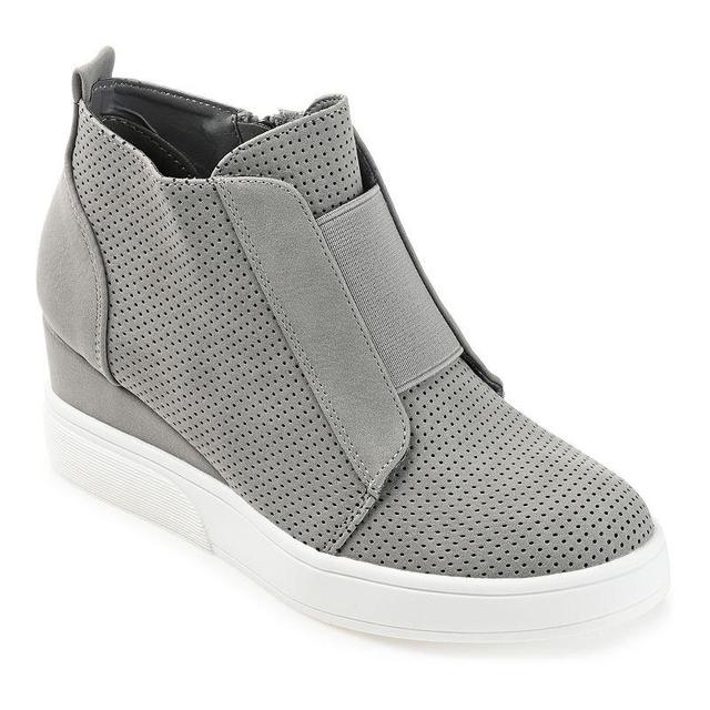 Journee Collection Clara Womens Wedge Sneakers Product Image