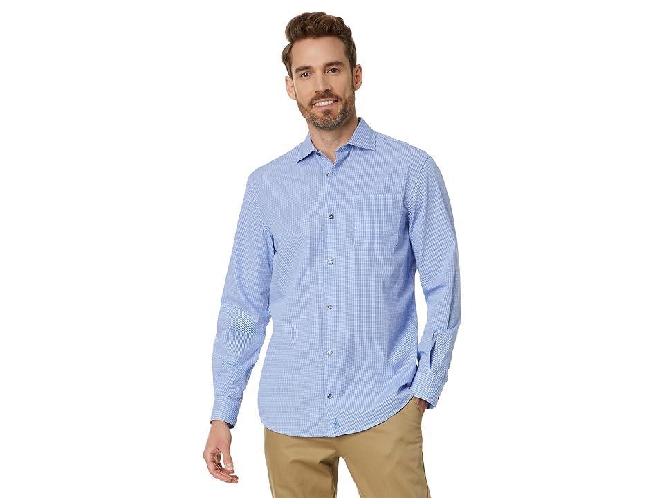 johnnie-O Crawford Top Shelf Woven (Lake) Men's Clothing Product Image