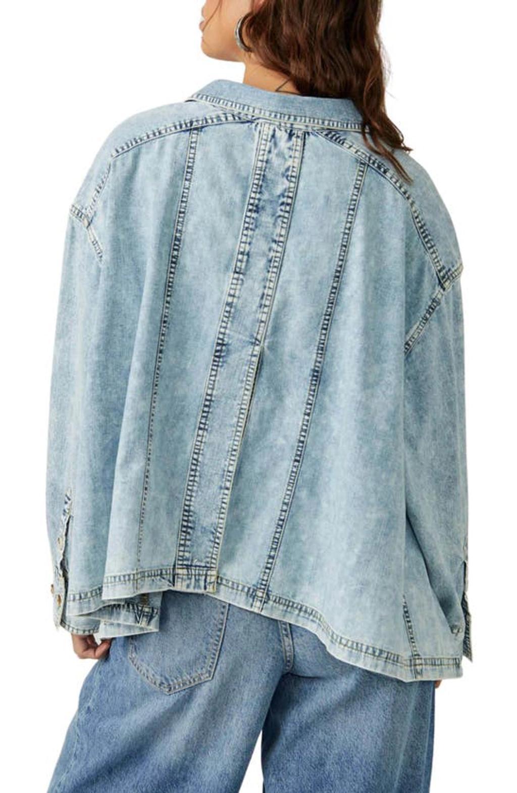 Suzy Denim Jacket In Blue Product Image