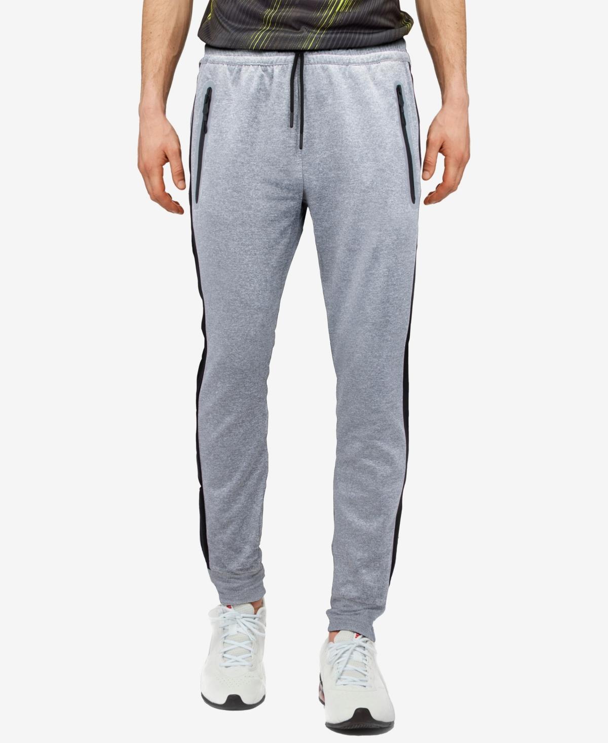 X-Ray Mens Side Stripe Tech Fleece Joggers - Black Product Image