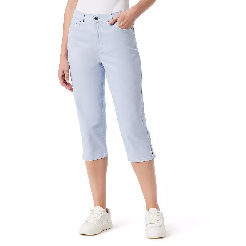 Womens Gloria Vanderbilt Straight-Leg Cut Amanda Capri Pants Product Image