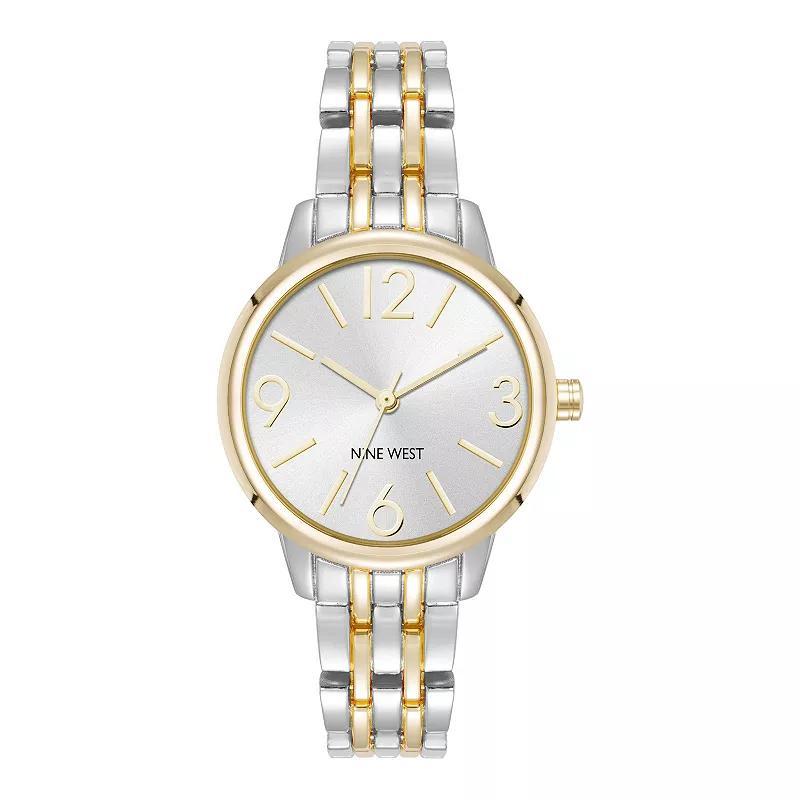 Nine West Womens Two Tone Bracelet Watch Product Image